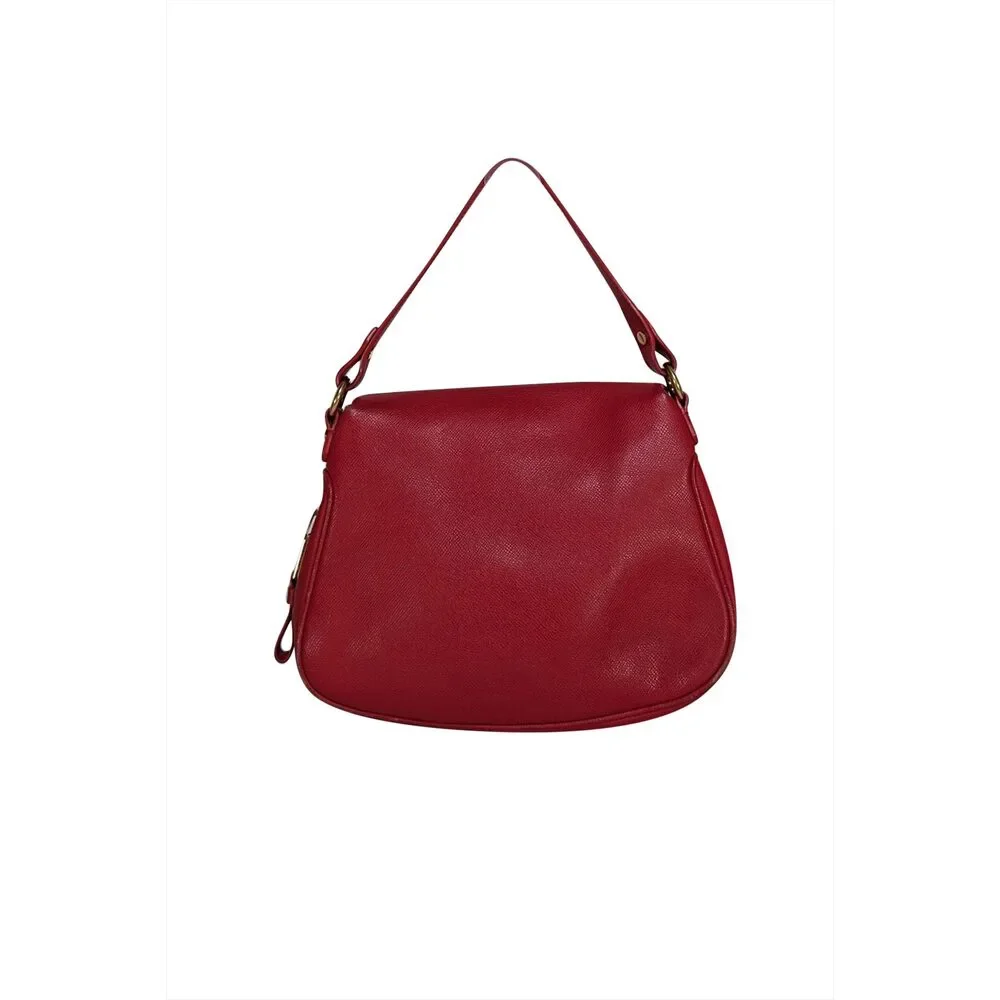 Tom Ford - Red Leather Jenner Satchel Bag